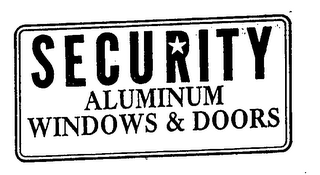 SECURITY ALUMINUM WINDOWS & DOORS logo