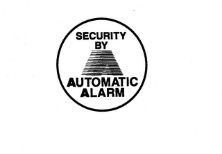 SECURITY BY A AUTOMATIC ALARM