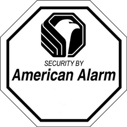 SECURITY BY AMERICAN ALARM logo