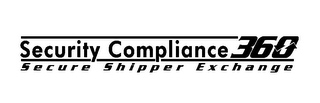 SECURITY COMPLIANCE 360 SECURE SHIPPER EXCHANGE logo