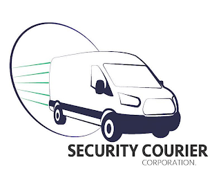SECURITY COURIER CORPORATION. logo
