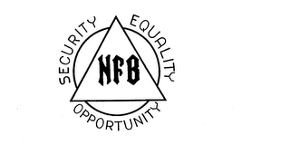 SECURITY EQUALITY OPPORTUNITY NFB logo