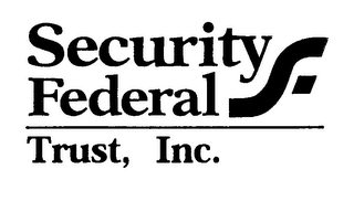 SECURITY FEDERAL TRUST, INC. logo