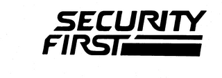 SECURITY FIRST logo