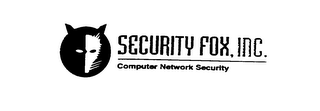 SECURITY FOX, INC. COMPUTER NETWORK SECURITY logo
