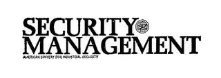 SECURITY MANAGEMENT AMERICAN SOCIETY FOR INDUSTRIAL SECURITY logo