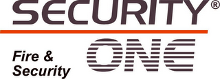 SECURITY ONE FIRE & SECURITY logo