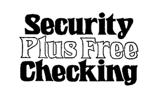 SECURITY PLUS FREE CHECKING logo