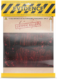 SECURITY SEAL DO NOT TAMPER | SECURITY SEAL DO NOT TAMPER | SECURITY DEAL DO NOT TAMPER EVIDENCE SECURITY SEAL DO NOT TAMPER | SECURITY SEAL DO NOT TAMPER | SECURITY SEAL DO NOT TAMPER ! TO BE OPENED BY AUTHORIZED PERSONNEL ONLY ! CRYPTIC KILLERS logo