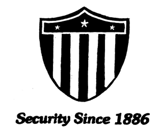 SECURITY SINCE 1886 logo