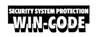 SECURITY SYSTEM PROTECTION WIN-CODE logo