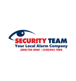 SECURITY TEAM YOUR LOCAL ALARM COMPANY (800)768-8868 | (540)943-1868 logo
