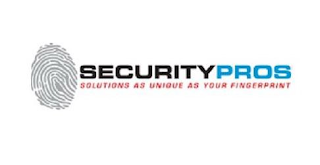SECURITYPROS AS UNIQUE AS YOUR FINGERPRINT logo