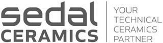 SEDAL CERAMICS YOUR TECHNICAL CERAMICS PARTNER logo