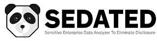 SEDATED SENSITIVE ENTERPRISE DATA ANALYZER TO ELIMINATE DISCLOSURE logo