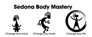 SEDONA BODY MASTERY CHANGE YOUR MIND CHANGE YOUR BODY CHANGE YOUR LIFE logo