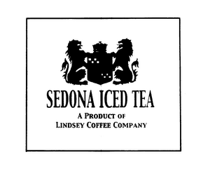 SEDONA ICED TEA A PRODUCT OF LINDSEY COFFEE COMPANY logo
