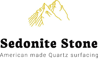 SEDONITE STONE AMERICAN MADE QUARTZ SURFACING logo