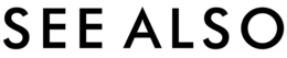 SEE ALSO logo