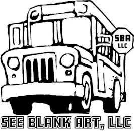 SEE BLANK ART, LLC SBA LLC logo