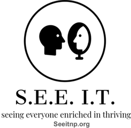 S.E.E. I.T. SEEING EVERYONE ENRICHED IN THRIVING SEEITNP.ORG logo