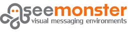 SEE MONSTER VISUAL MESSAGING ENVIRONMENTS logo