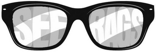SEE RAGS logo