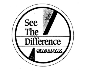 SEE THE DIFFERENCE CHAULK logo