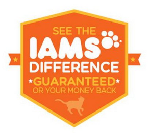 SEE THE IAMS DIFFERENCE GUARANTEED OR YOUR MONEY BACK logo