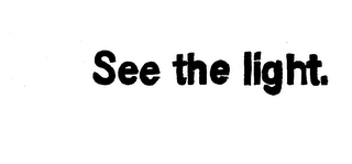 SEE THE LIGHT. logo