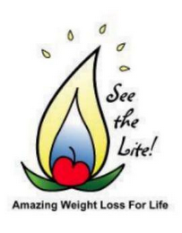 SEE THE LITE! AMAZING WEIGHT LOSS FOR LIFE logo