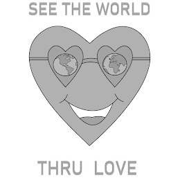 SEE THE WORLD THRU LOVE logo
