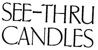 SEE-THRU CANDLES logo