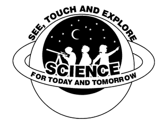 SEE, TOUCH AND EXPLORE SCIENCE FOR TODAY AND TOMORROW logo