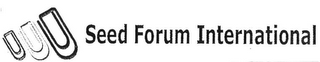 SEED FORUM INTERNATIONAL logo