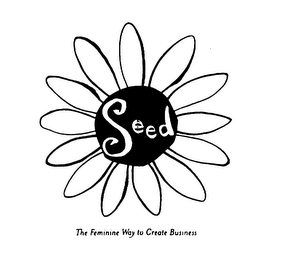 SEED THE FEMININE WAY TO CREATE BUSINESS logo