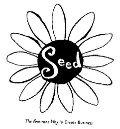 SEED THE FEMININE WAY TO CREATE BUSINESS logo