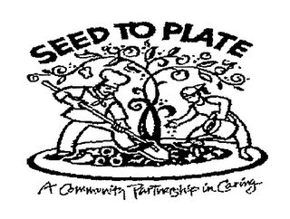 SEED TO PLATE A COMMUNITY PARTNERSHIP IN CARING logo