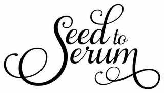 SEED TO SERUM logo
