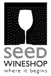 SEED WINESHOP WHERE IT BEGINS logo