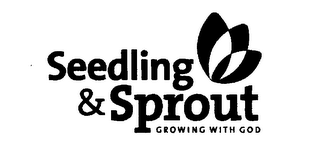 SEEDLING & SPROUT GROWING WITH GOD logo