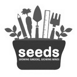 SEEDS GROWING GARDENS, GROWING MINDS logo