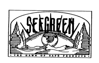SEEGREEN THE DAWN OF SAFE PRODUCTS logo