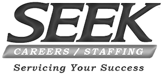SEEK CAREERS/STAFFING SERVICING YOUR SUCCESS logo