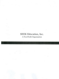 SEEK EDUCATION, INC. A NON-PROFIT ORGANIZATION logo
