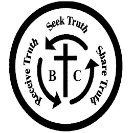 SEEK TRUTH RECEIVE TRUTH SHARE TRUTH B C logo