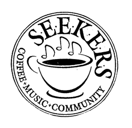 SEEKERS COFFEE + MUSIC + COMMUNITY logo
