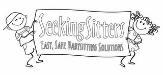 SEEKING SITTERS EASY, SAFE BABYSITTING SOLUTIONS logo