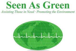 SEEN AS GREEN ASSISTING THOSE IN NEED · PROMOTING THE ENVIRONMENT logo