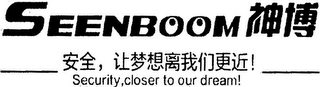 SEENBOOM SECURITY,CLOSER TO OUR DREAM! logo